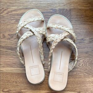 Dolce Vita Women's Beige Braided Sandals